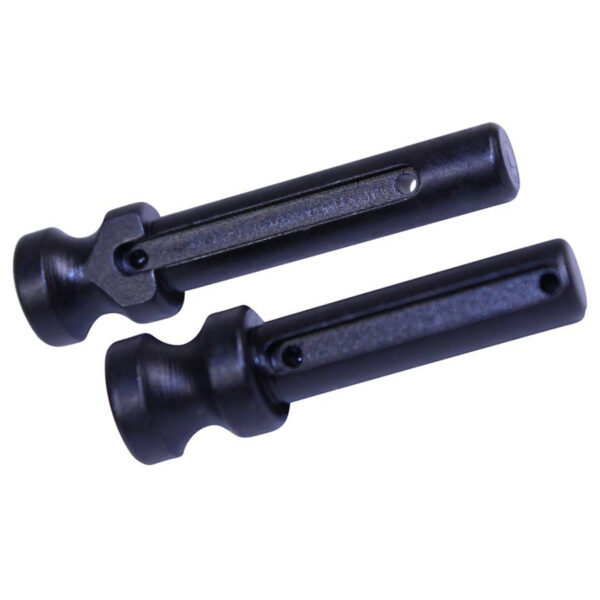 Industrial matte black cylindrical tools set with rounded ends and grip ridges.