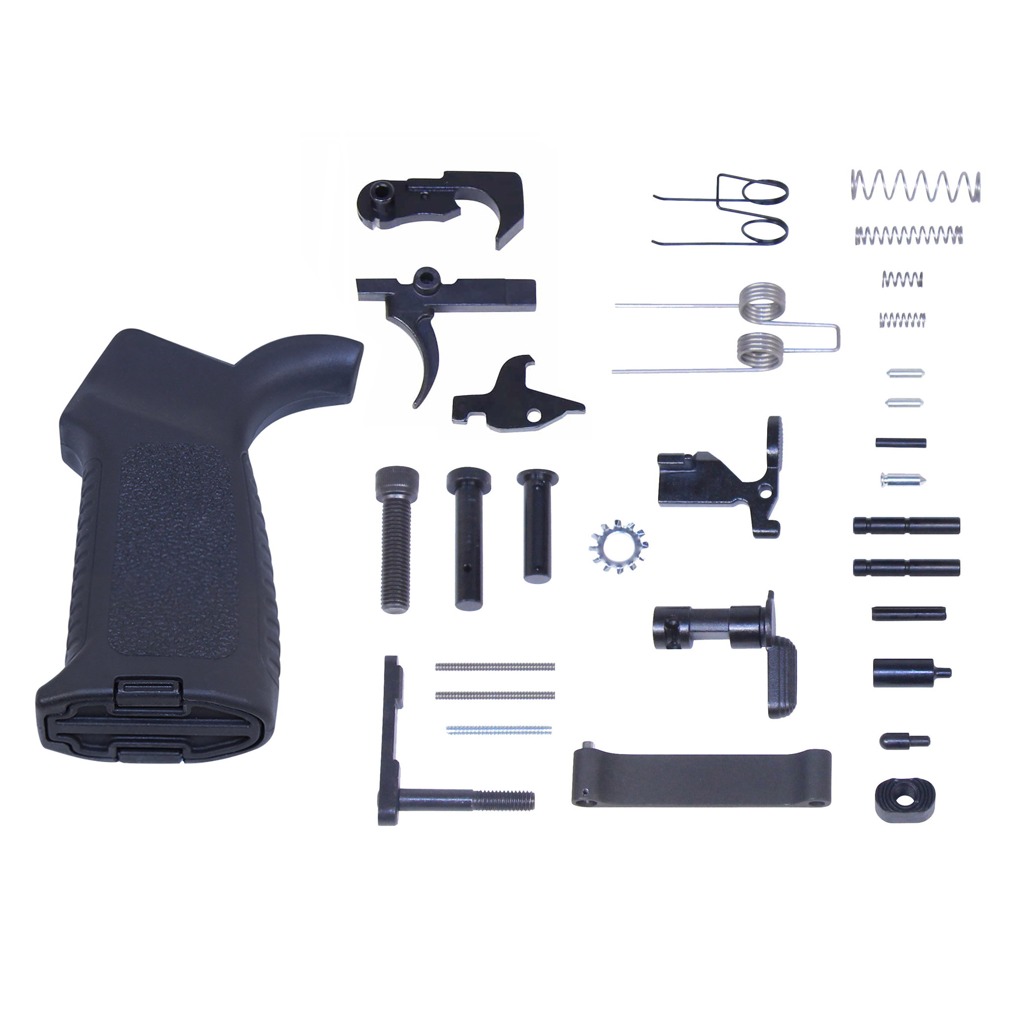 LPK-GRIP_TT AR-15 Complete Lower Parts Kit With Ergonomic Polymer Pistol Grip - Image 1