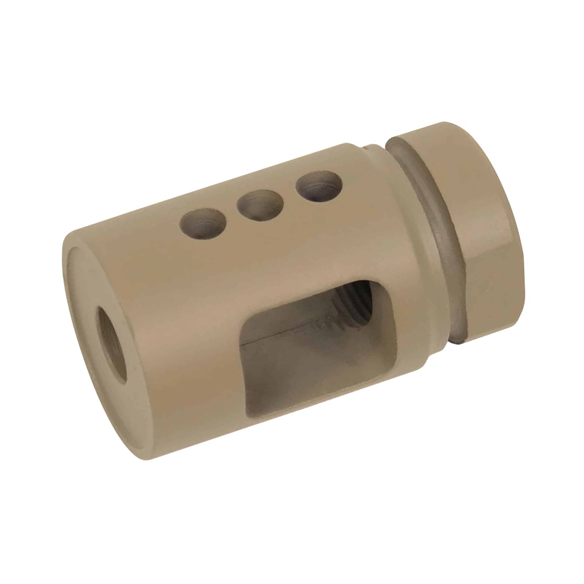 ar15-micro-comp-fde_tt AR-15 Micro Comp Steel Compensator (Flat Dark Earth) - Image 1