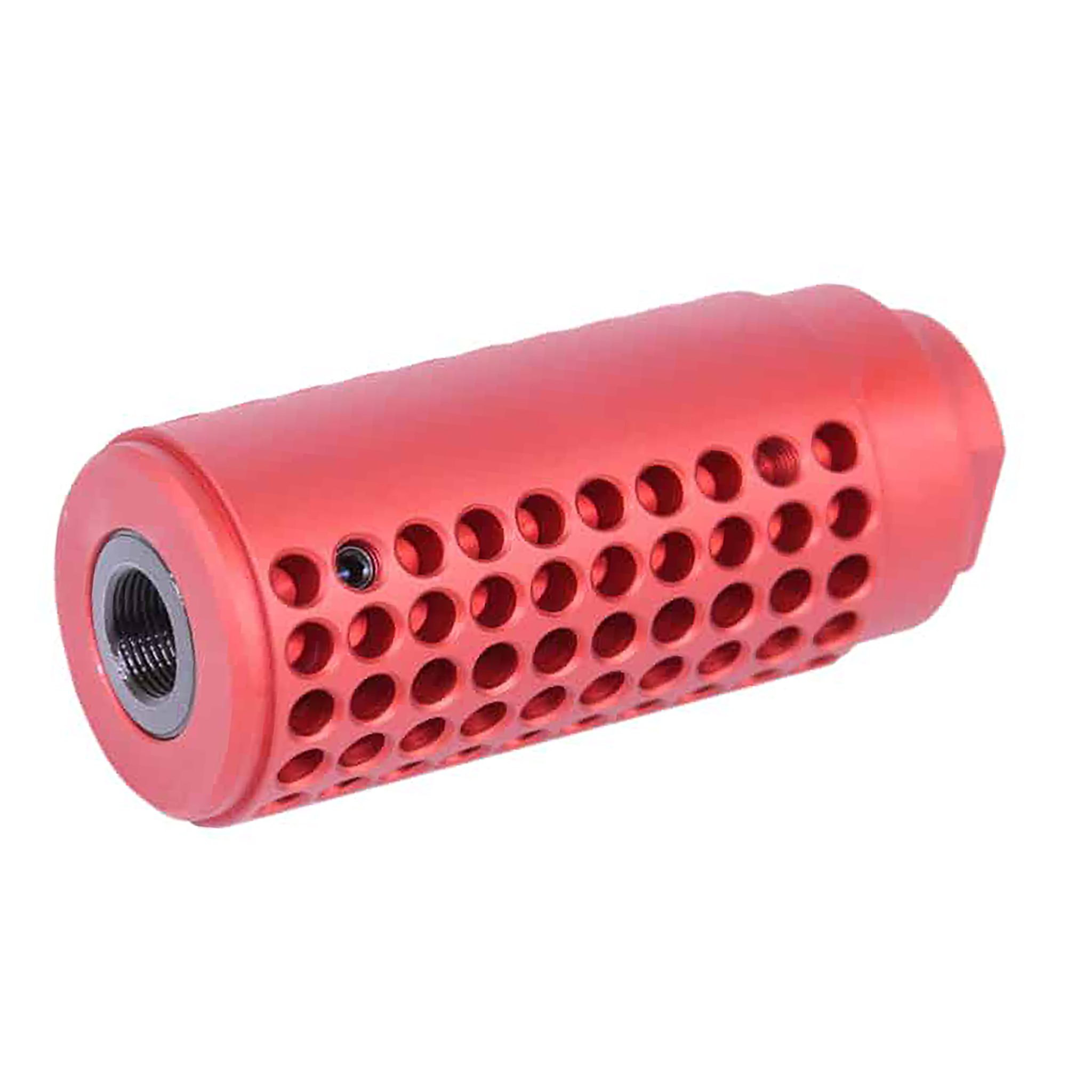 ar15-micro-fake-suppressor-red_tt AR-15 Micro Slip Over Socom Style Fake Suppressor (Gen 2) (Anodized Red) - Image 1