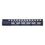 Modern black GT-12MLK rifle handguard with tactical cutouts and accessory notches.