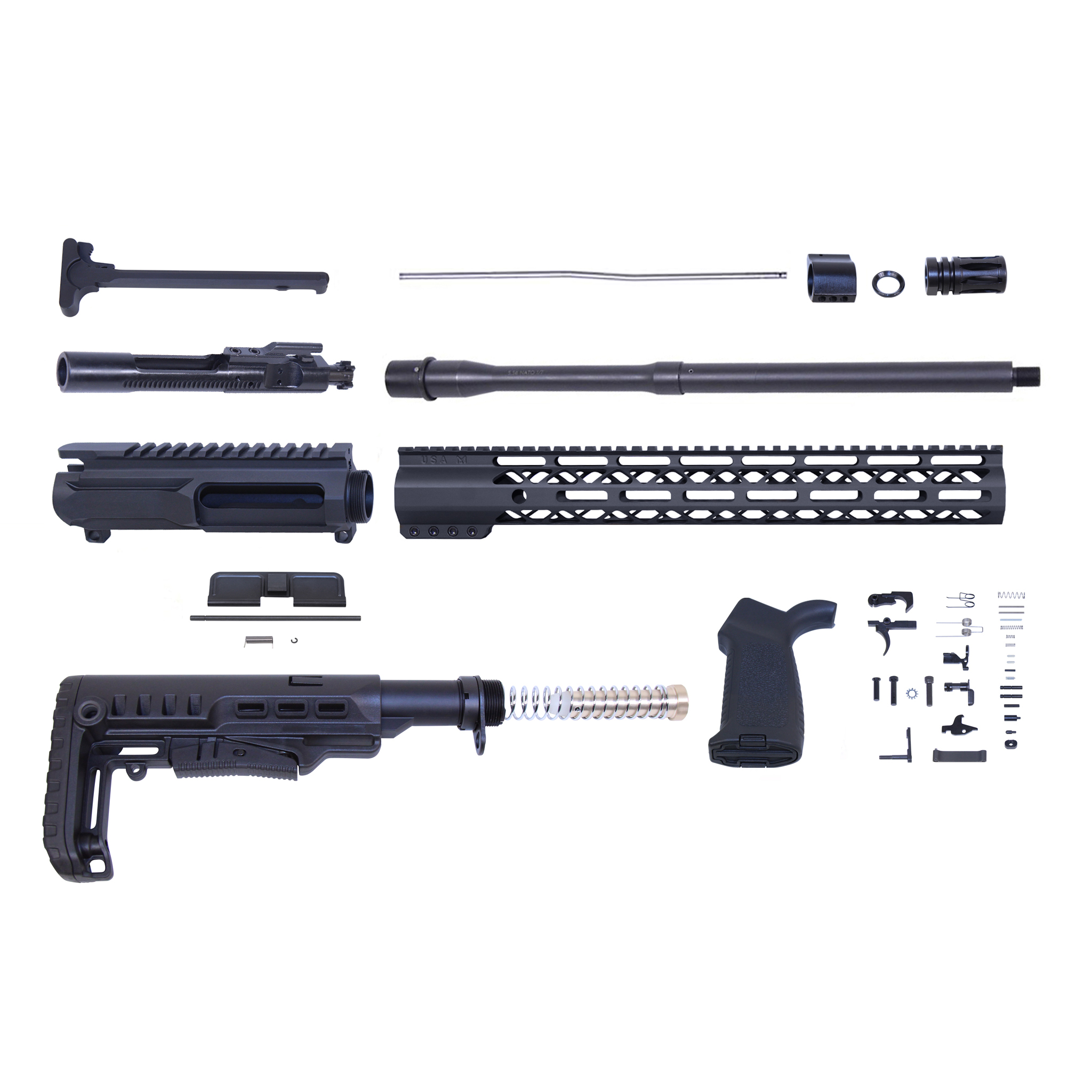 AR556-KIT-3_TT AR-15 5.56 Cal Complete Rifle Kit #3 (No Lower) - Image 1