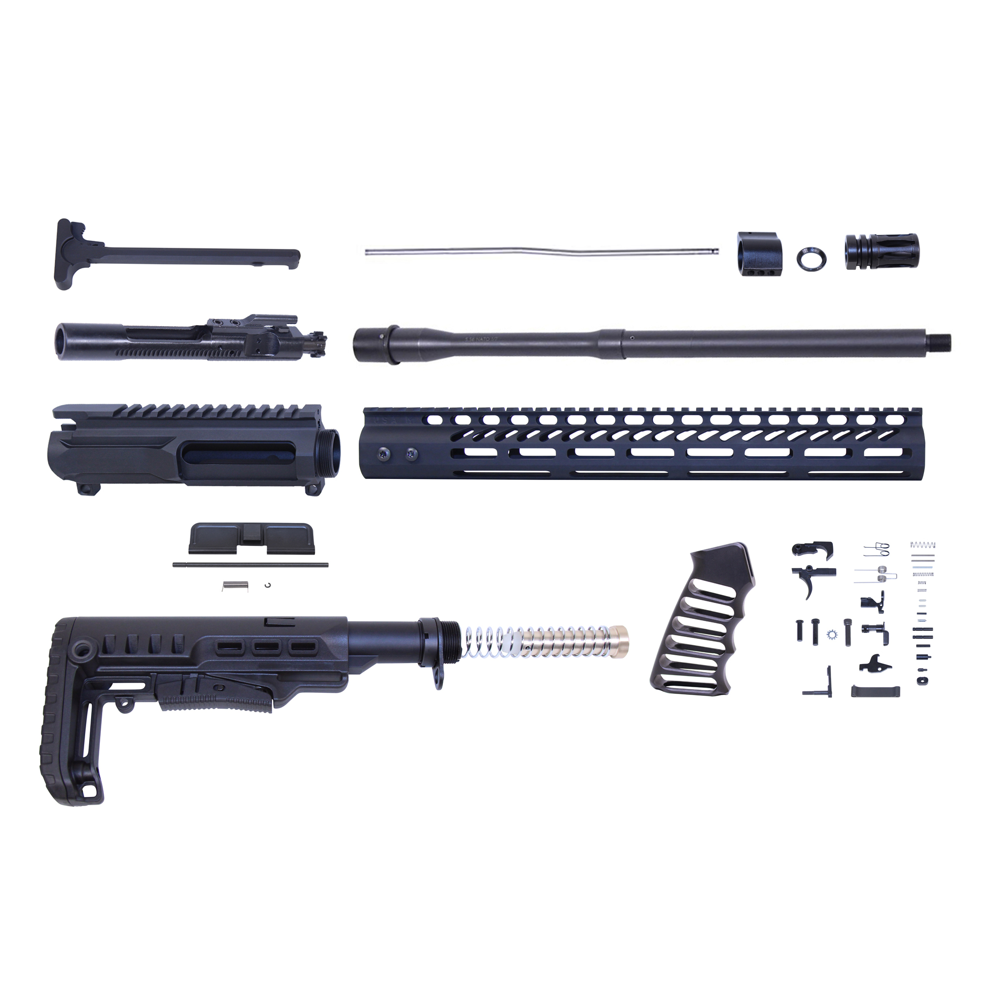 AR556-KIT-5_TT AR-15 5.56 Cal Complete Rifle Kit #5 (No Lower) - Image 1