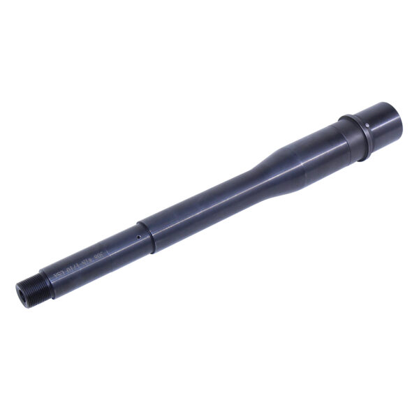 Precision-crafted 10.5-inch .308 tactical firearm barrel with durable finish.