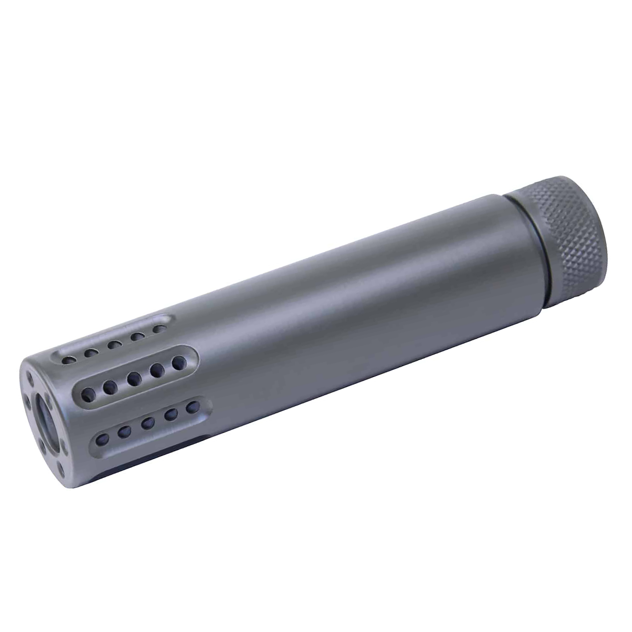 od-green-ar15-barrel-shroud-muzzle-brake_tt AR-15 Cal Slip Over Barrel Shroud With Multi Port Muzzle Brake (OD Green) (Discontinued) - Image 1