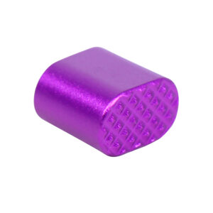 Purple Metallic Cylinder Cap with Diamond-Textured End