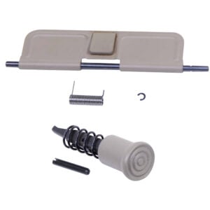 AR-15 upper completion kit with dust cover, forward assist, and springs in Flat Dark Earth finish