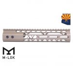 Guntec USA 10-inch FDE M-LOK Tactical Handguard with Monolithic Rail.