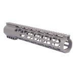 Guntec USA 12-inch M-LOK Free Floating Handguard for .308 Cal, Flat Dark Earth.