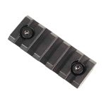 Guntec USA 2-inch Black Anodized KeyMod Accessory Rail.