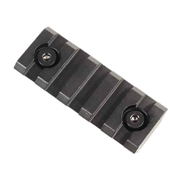 Guntec USA 2-inch Black Anodized KeyMod Accessory Rail.