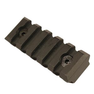 Guntec USA 2-inch M-LOK Accessory Rail in Anodized Black.