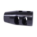 Guntec USA 9mm AR Micro Multi-Port Steel Muzzle Brake.