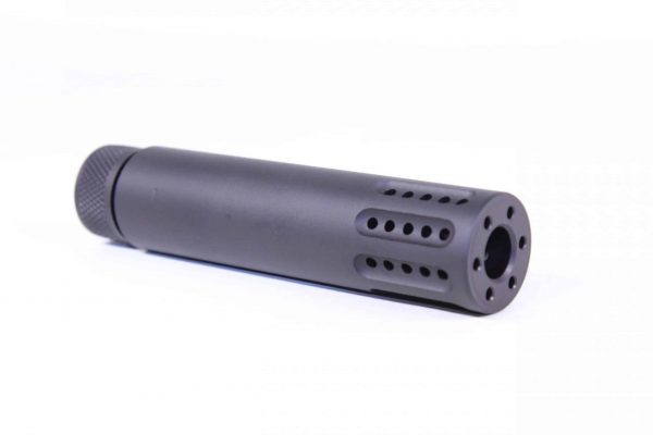 AR-15 Cal Slip Over Barrel Shroud With Multi Port Muzzle Brake