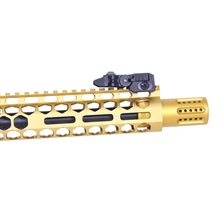 Guntec USA AR-15 Micro Slip Over Barrel Shroud With Multi Port Muzzle ...