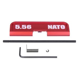 AR-15 Ejection Port Dust Cover Assembly (Gen 3) (W/ Lasered 5.56 NATO) (Anodized Red)