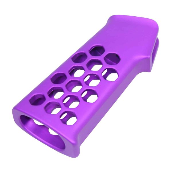 Airlite Series Skeletonized Aluminum Pistol Grip (Anodized Purple)