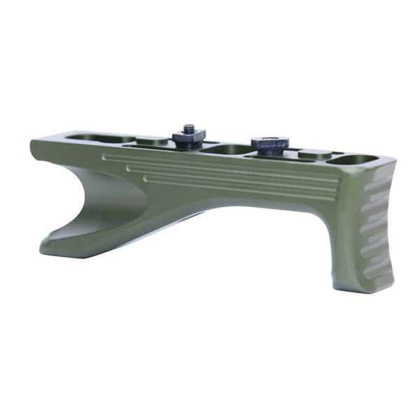 Aluminum Angled Grip For M-LOK System (Gen 2) (Anodized Green)