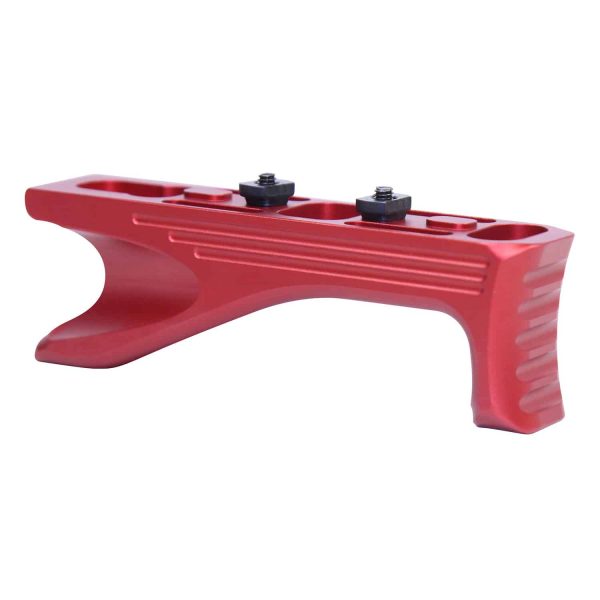 Aluminum Angled Grip For M-LOK System (Gen 2) (Anodized Red)