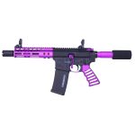 AR-15 Pistol Furniture Set (Anodized Purple)