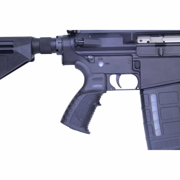AR-15 'T37' Rubber Over Mold Textured Pistol Grip