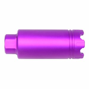 AR-15 Slim Line 'Trident' Flash Can With Glass Breaker (Anodized Purple)