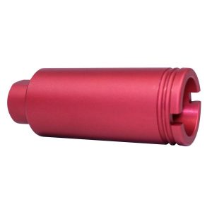 AR-15 Slim Line Cone Flash Can (Anodized Red)