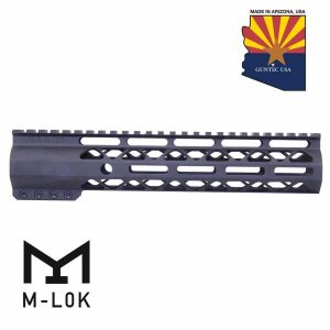 10" AIR-LOK Series M-LOK Compression Free Floating Handguard With Monolithic Top Rail