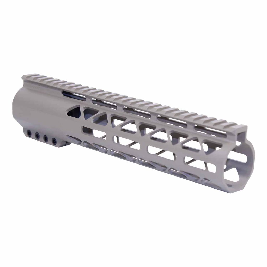 10" AIR-LOK Series M-LOK Compression Free Floating Handguard With Monolithic Top Rail (.308 Cal) (Flat Dark Earth)