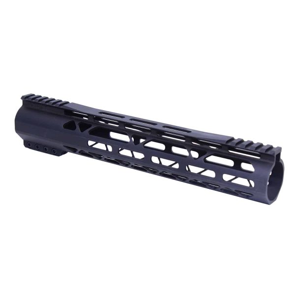 AR-308 12" AIR-LOK Series M-LOK Compression Free Floating Handguard With Monolithic Top Rail (Gen 2) (Anodized Black)