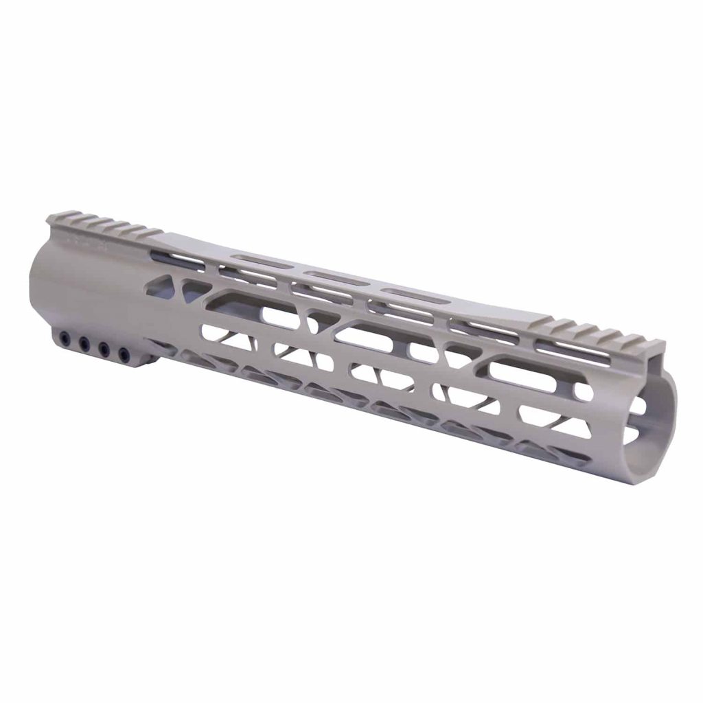 AR-308 12" AIR-LOK Series M-LOK Compression Free Floating Handguard With Monolithic Top Rail (Gen 2) (Flat Dark Earth)