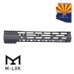 12" AIR-LOK Series M-LOK Compression Free Floating Handguard With Monolithic Top Rail (Gen 2) (OD Green)