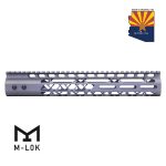 12" Air Lite M-LOK Free Floating Handguard With Monolithic Top Rail (Tungsten)
