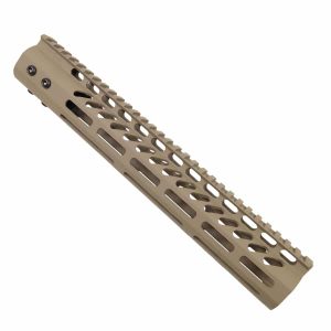 12&Quot; Ultra Lightweight Thin M-LOK System Free Floating Handguard With Monolithic Top Rail (Flat Dark Earth)