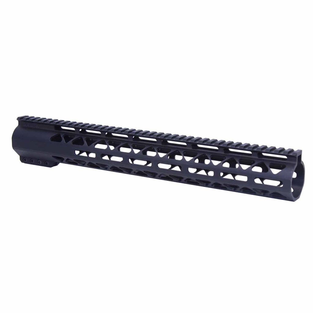 15" AIR-LOK Series M-LOK Compression Free Floating Handguard With Monolithic Top Rail (.308 Cal) (Anodized Black)