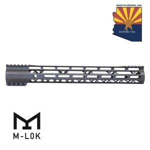 15" AIR-LOK Series M-LOK Compression Free Floating Handguard With Monolithic Top Rail (Gen 2) (OD Green)