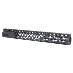 15" Air Lite Series 'Honeycomb' M-LOK Free Floating Handguard With Monolithic Top Rail (OD Green)