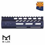 6.75" ULtra Lightweight Thin M-LOK Free Floating Handguard With Monolithic Top Rail (Anodized Black)
