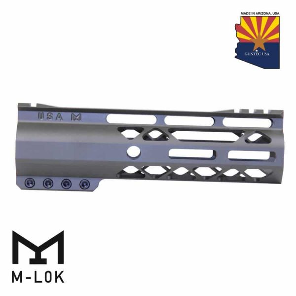 7" AIR-LOK Series M-LOK Compression Free Floating Handguard With Monolithic Top Rail (Gen 2) (OD Green)