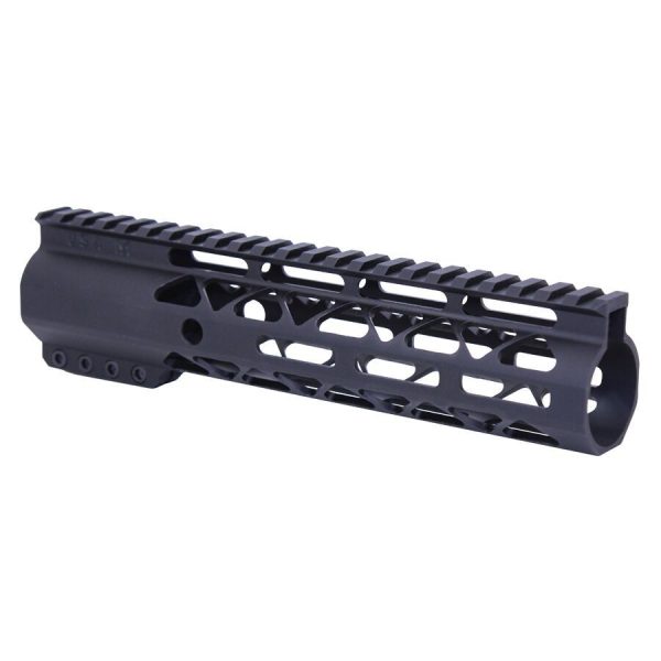 9" AIR-LOK Series M-LOK Compression Free Floating Handguard With Monolithic Top Rail (Anodized Black)
