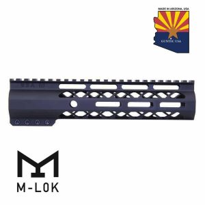 9" AIR-LOK Series M-LOK Compression Free Floating Handguard With Monolithic Top Rail (Anodized Black)