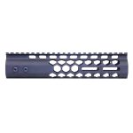 9" Air Lite Series 'Honeycomb' M-LOK Free Floating Handguard With Monolithic Top Rail (Anodized Black)
