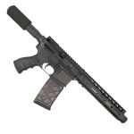 9" Ultra Lightweight Thin M-LOK System Free Floating Handguard With Monolithic Top Rail (Anodized Black)