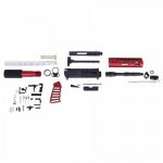 AR-15 5.56 Cal Complete Ultralight Series Pistol Kit (No Lower) (Anodized Red)