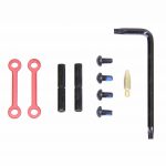 AR-15 Complete Anti-Rotation Trigger/Hammer Pin Set (Anodized Red)