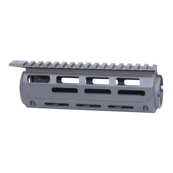 AR-15 7"Aluminum Carbine Length Drop In M-LOK Free Floating Handguard With Monolithic Top Rail (OD Green)