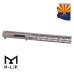AR-15 Stripped Billet Upper Receiver & 12" Ultralight Series M-LOK Handguard Combo Set (Flat Dark Earth)