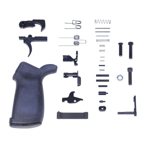 AR-15 Complete Lower Parts Kit With Ergonomic Polymer Pistol Grip