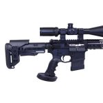 AR-15 M.C.S Stock (Multi Caliber Collapsible Stock) W/ Adjustable Cheek Riser