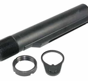 AR-15 Mil-Spec Buffer Tube With End Plate And Castle Nut